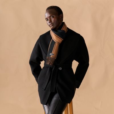 マフラー - ブラック - レディス, スカーフ、ショール＆マフラー